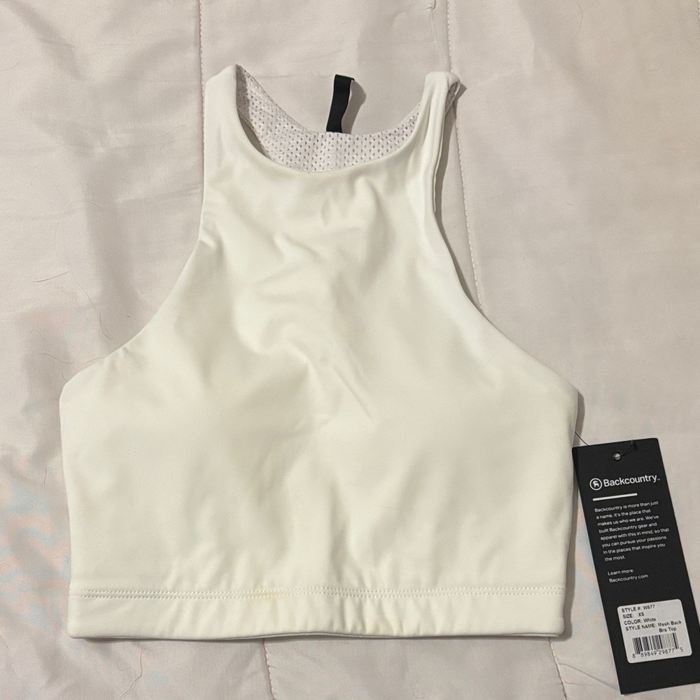Backcountry Women's Cream High-Neck Bra